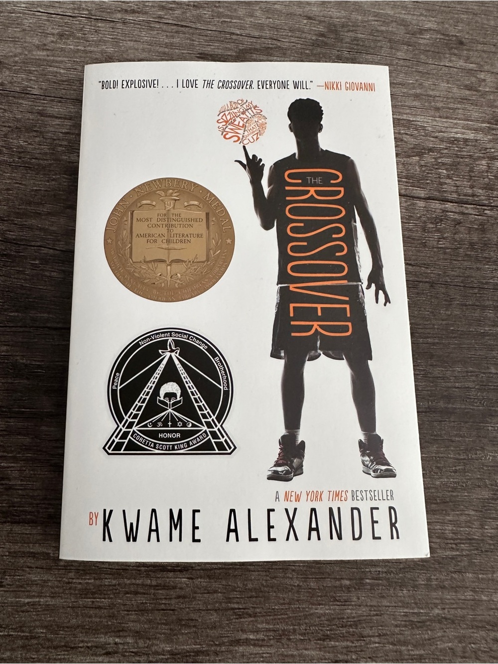 Kwame Alexander The Crossover - White Cover